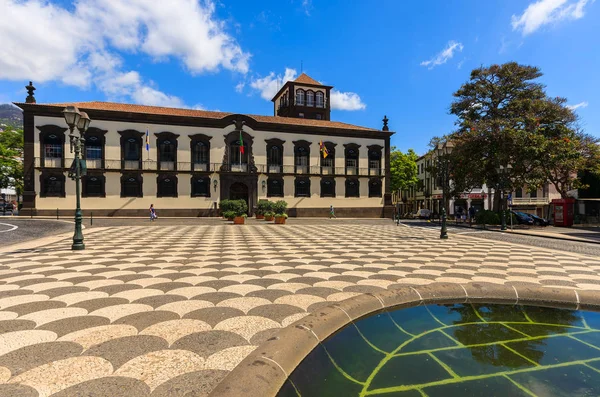 Kwadrat Zabytkowych Budynków Mieście Funchal Maderze — Zdjęcie stockowe