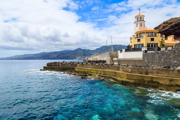 Faro Costa Isla Madeira Portugal — Foto de Stock