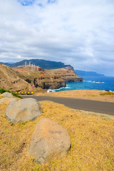 Schilderachtige Weg Berglandschap Van Het Eiland Madeira Portugal — Stockfoto