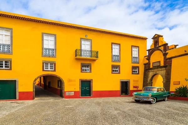 Funchal Madeira August 2016 American Old Timer Car Parked Courtyard — Stock Photo, Image