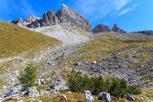 Paisaje Del Parque Nacional Tre Cime Las Montañas Dolomitas Italia —  Fotos de Stock