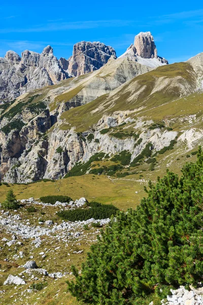 Paisaje Del Parque Nacional Tre Cime Las Montañas Dolomitas Italia —  Fotos de Stock