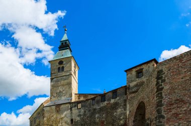 Ortaçağ Gussing kalede bahar süre: Burgenland, Austria
