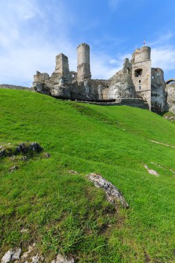 Ogrodzieniec Bahar, Polonya Krakow yakınındaki güzel Şato