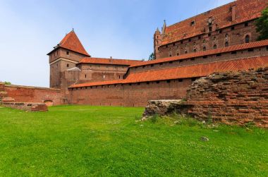 Malbork castle Ortaçağ Kalesi Töton Şövalyeleri Unesco Dünya Mirası Sit Alanı, Polonya