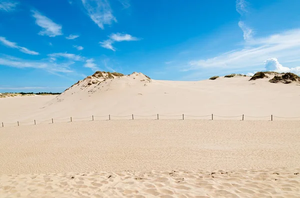 View Sand Dunes Slowinski National Park Poland Stock Image