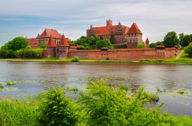 Malbork castle Ortaçağ Kalesi Töton Şövalyeleri Unesco Dünya Mirası Sit Alanı, Polonya