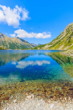 Güzel Czarny have göl yaz, Tatra Dağları, Polonya