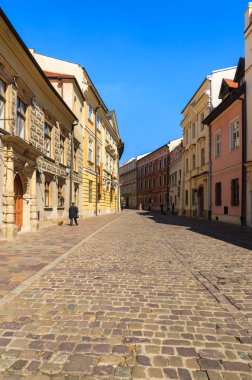Kanonicza Street, Krakow, Polonya tarihi evleri