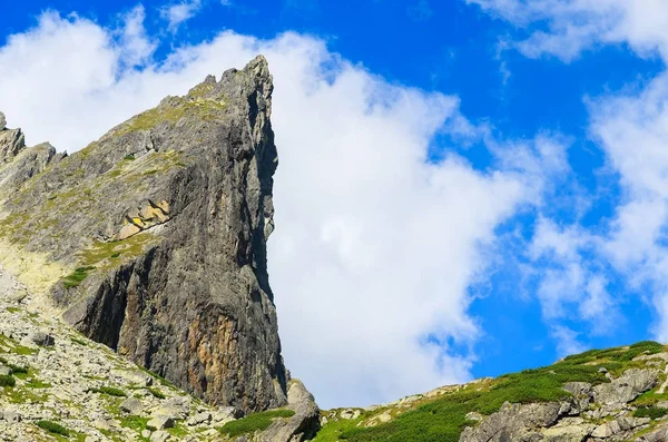 Paisaje Verano Las Montañas Tatra Valle Lagos Eslovaquia —  Fotos de Stock