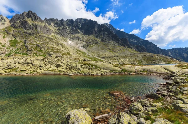 Krásné Jezero Letní Krajina Tatry Slovensko — Stock fotografie
