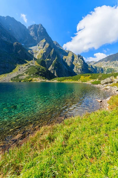 Mooie Czarny Staw Meer Zomer Tatra Bergen Polen — Stockfoto