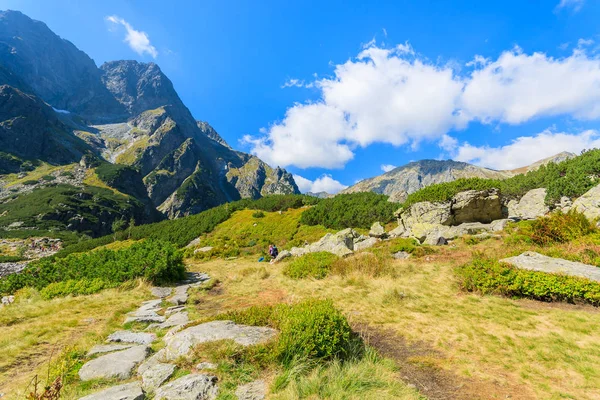 Wanderweg Von Morskie Oko Sommer Tatra Gebirge Polen — Stockfoto