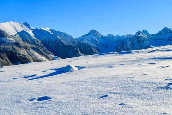 Winter Landscape Rusinowa Polana Tatra Mountains Poland — Stock Photo, Image