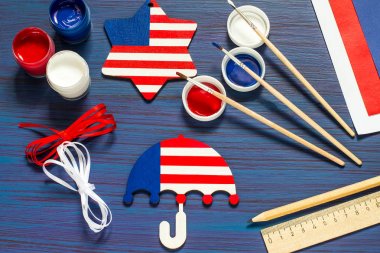 DIY. Resim Hediyelik eşya ve 4 Temmuz Bağımsızlık günü için hediyeler