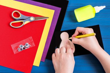 Şükran Günü'Hatıra yapım: Türkiye kağıttan yapılmış. Adım 2 