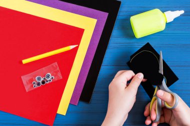 Şükran Günü'Hatıra yapım: Türkiye kağıttan yapılmış. Adım 3 