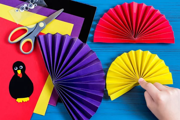 Şükran Günü'Hatıra yapım: Türkiye kağıttan yapılmış. Adım 7 