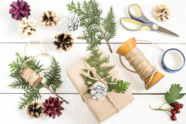 Noel için ev hediye kutusu süsleme 