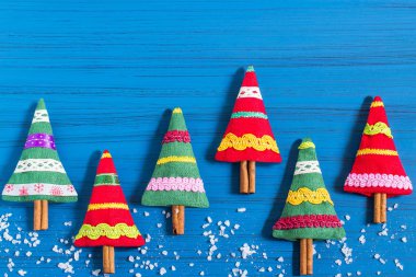 Aromatik Noel ağacı poşet yapma. Noel hediyesi. Adım 7
