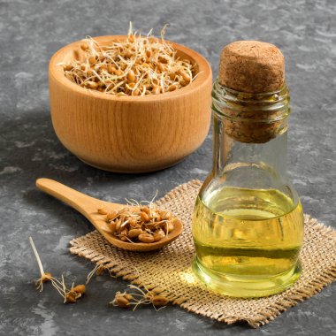 Taze filizlenmiş buğday tohumu ve buğday tohumu yağı 