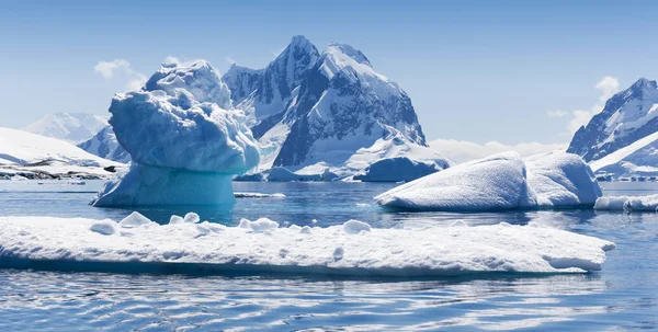 Küste der Antarktis Stockbild