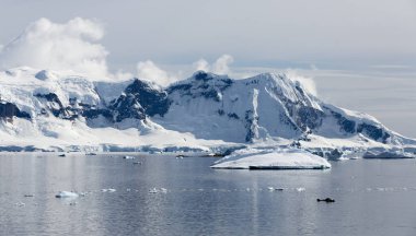 Buzdağları çeşitli formları ve boyutları.