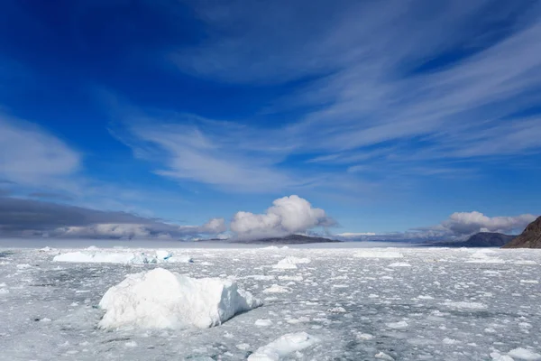 Icebergs en agua fría —  Fotos de Stock