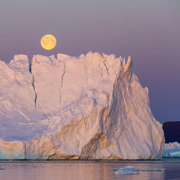 Icebergs em água fria — Fotografia de Stock