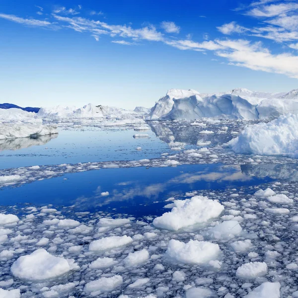 Buzdağları soğuk su — Stok fotoğraf
