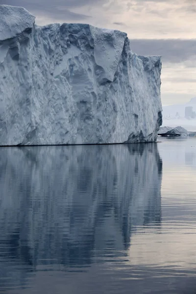 Regioni Polari Della Terra Iceberg Varie Forme Dimensioni Cambiamenti Climatici — Foto Stock