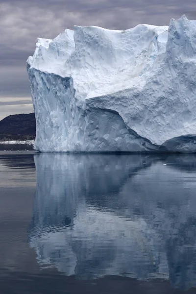 Regiões Polares Terra Icebergs Várias Formas Tamanhos Mudanças Climáticas Crescimento — Fotografia de Stock