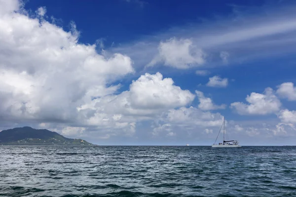 Turquoise Lagunes Van Het Tropische Eiland Prachtige Plek Voor Herstel — Stockfoto
