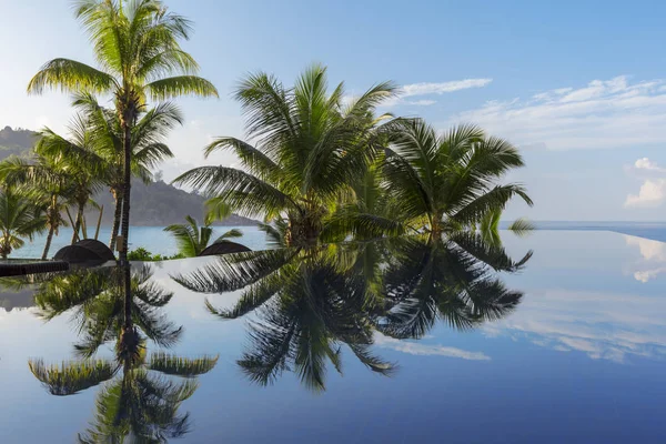 Türkisfarbene Lagunen Der Tropischen Insel Der Schöne Ort Für Die — Stockfoto