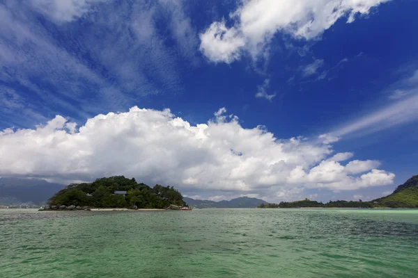 Lagunes Turquoise Île Tropicale Bel Endroit Pour Restauration Des Forces — Photo