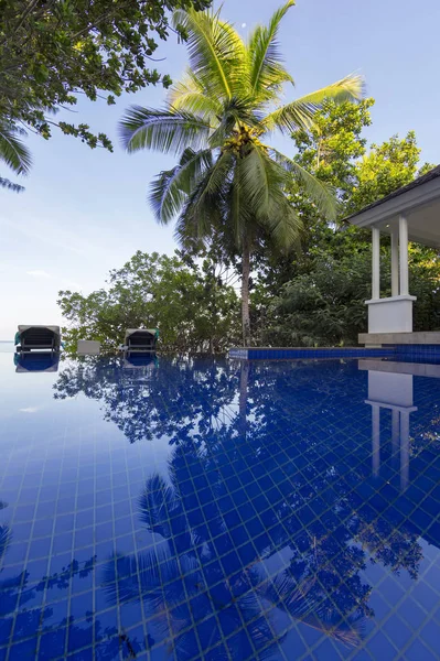 Lagoas Turquesa Ilha Tropical Belo Lugar Restauração Forças Resto Aquáticos — Fotografia de Stock