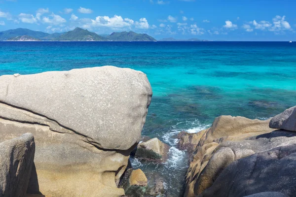 Lagunes Turquoise Île Tropicale Bel Endroit Pour Restauration Des Forces — Photo