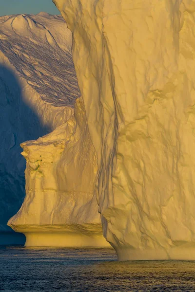 Naturaleza Paisajes Groenlandia Viaje Buque Científico Entre Los Hielos Estudio — Foto de Stock