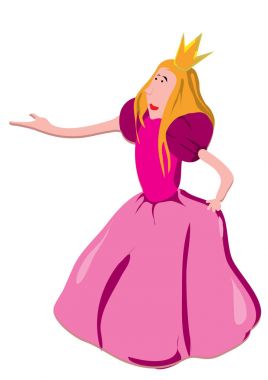  Pembe prenses tacı