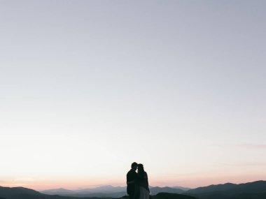 günbatımı güzel Çift 