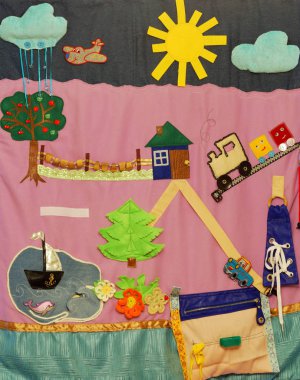 Çocuk gelişimi için yaratıcı yumuşak mat ayrıntılarını