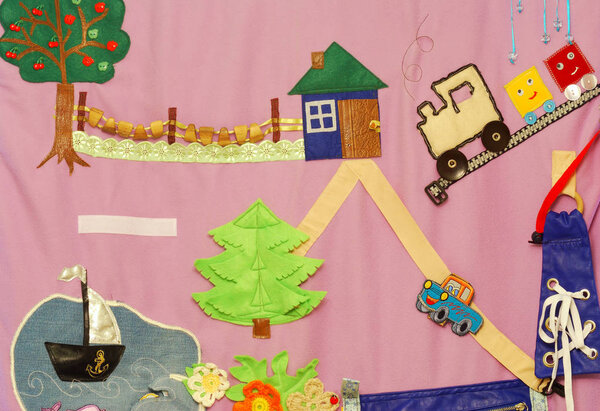 Details of soft creative mat for development of child