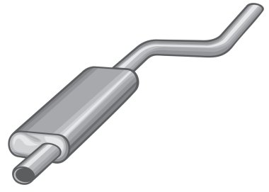 car exhaust pipe  clipart