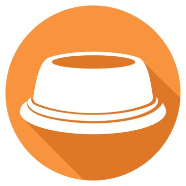 hayvanlar için kase, pet gıda simgesi