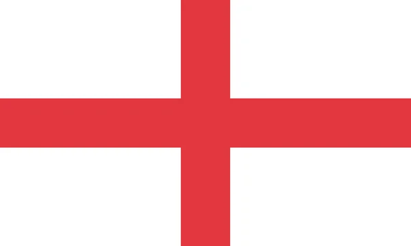 Bandera nacional de Inglaterra — Vector de stock