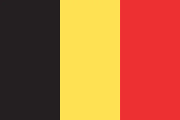 Flaga narodowa Belgii — Wektor stockowy
