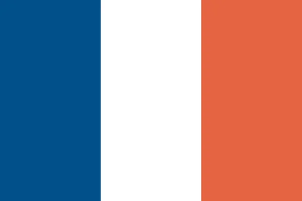 フランスの背景の国旗 — ストックベクタ
