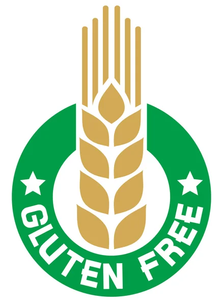 Glutenfreies Etikett — Stockvektor