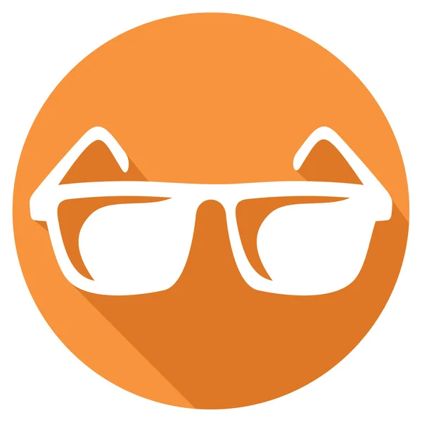 Gafas, gafas de sol icono plano — Vector de stock