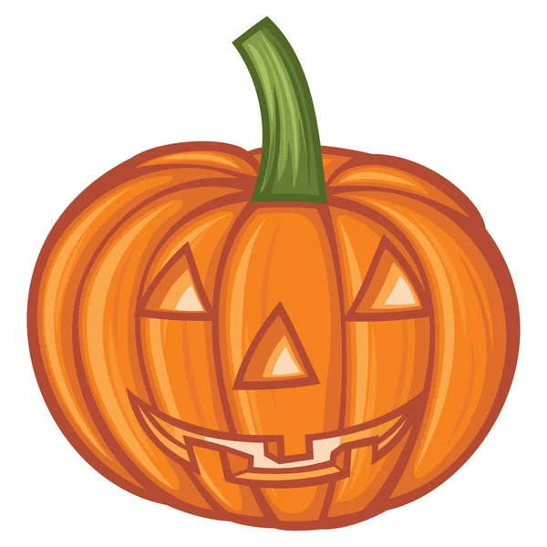 Halloween pumpkin symbol icon — Stock Vector